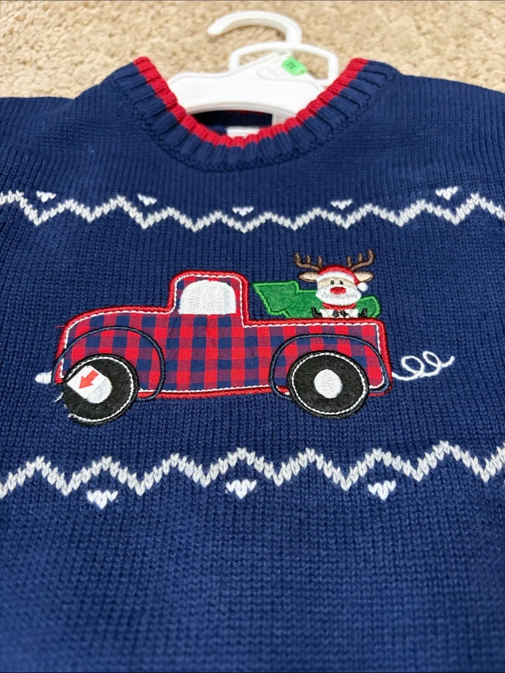 Izod Boys 2 Piece Holiday Set Sweater / Pants 18 months NWT